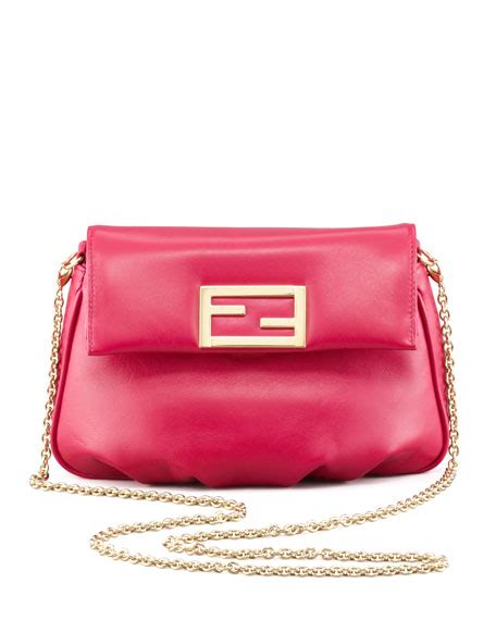 Fendi Fendista Pochette Crossbody Bag, Fuchsia 